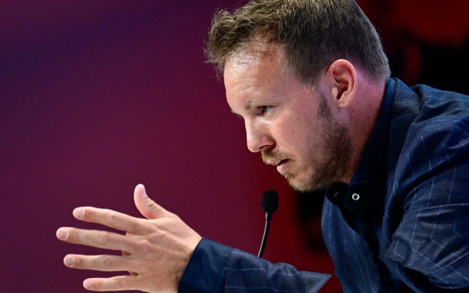 Alemanha divulga convocados para Eurocopa 2024 e deixa lenda de fora Julian Nagelsmann é o técnico da Alemanha (Foto: JOHN MACDOUGALL / AFP)