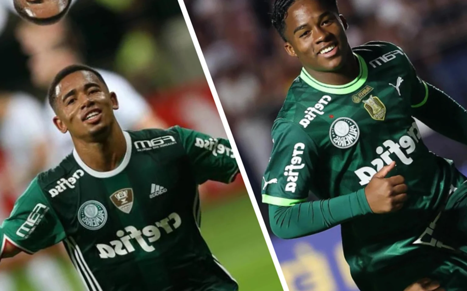 Atacantes da Seleção! Compare os números de Endrick e Gabriel Jesus no Palmeiras Endrick deve ser reserva imediato de Gabriel Jesus contra a Argentina (Foto: Cesar Greco/Palmeiras)