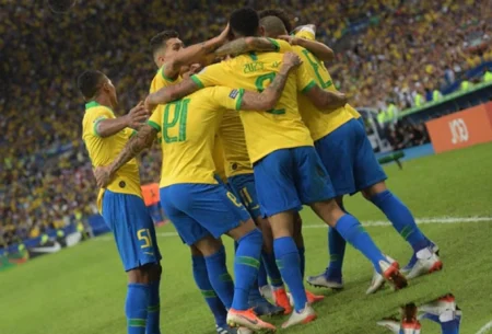 Brasil bate o Peru no Maracanã e vence a Copa América pela nona vez (Foto: CARL DE SOUZA / AFP)