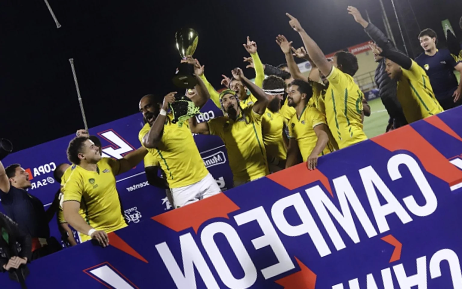 Brasil derrota Paraguai e é campeão do Sul-Americano 4 Nações de Rugby XV O resultado fez os Tupis subirem duas posições no Ranking Mundial (Foto: @miguelgonzafotografias / URP)