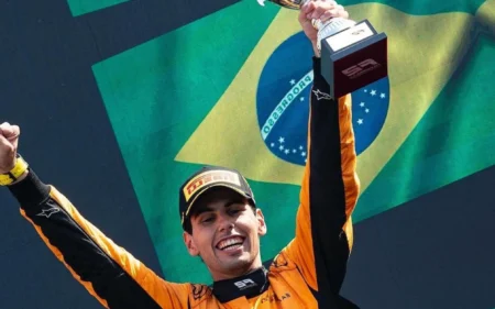 Brasileiro na F1 em 2025? Sauber exalta Bortoleto: ‘Grande talento’ Gabriel Bortoleto corre na F2 atualmente (Foto: Divulgação / McLaren)