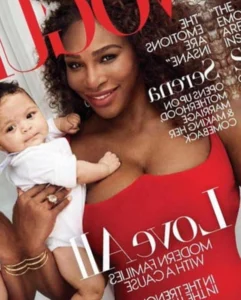 Capa da Vogue: Serena Williams fala sobre como maternidade a ajudou a controlar ansiedade.