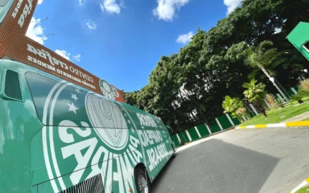 Clássico contra o Santos abre maratona de jogos do Palmeiras fora de casa; confira sequência Palmeiras terá sequência de quatro jogos fora de casa (Foto: Divulgação/Palmeiras)