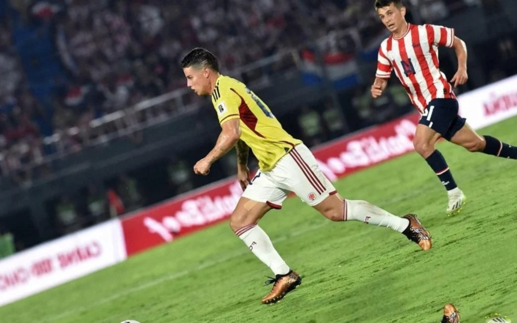 Com duelo entre James Rodríguez e Gustavo Gómez