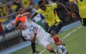 Com estilo colombiano e gol urugaiense, uma batida perfeita nas Eliminatórias da Copa