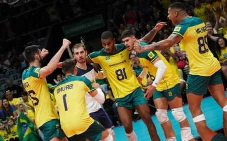 Conheça agenda completa do Brasil na Liga das Nações Masculina 2024 Seleção Brasileira durante o Pré-Olímpico no Maracananzinho