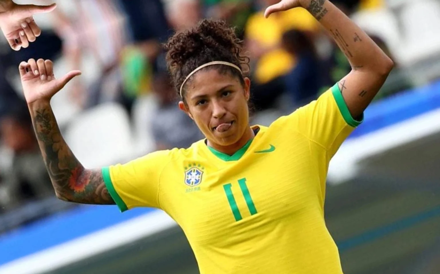 Cristiane critica atitude de titular do Brasil contra os EUA: ‘Não pode’ Cristiane é uma das maiores atletas da história da Seleção Brasileira feminina (Foto: Reprodução)