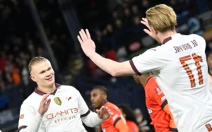 1. De Bruyne e Haaland massacreiam Luton Town, Manchester City avança na Copa da Inglaterra