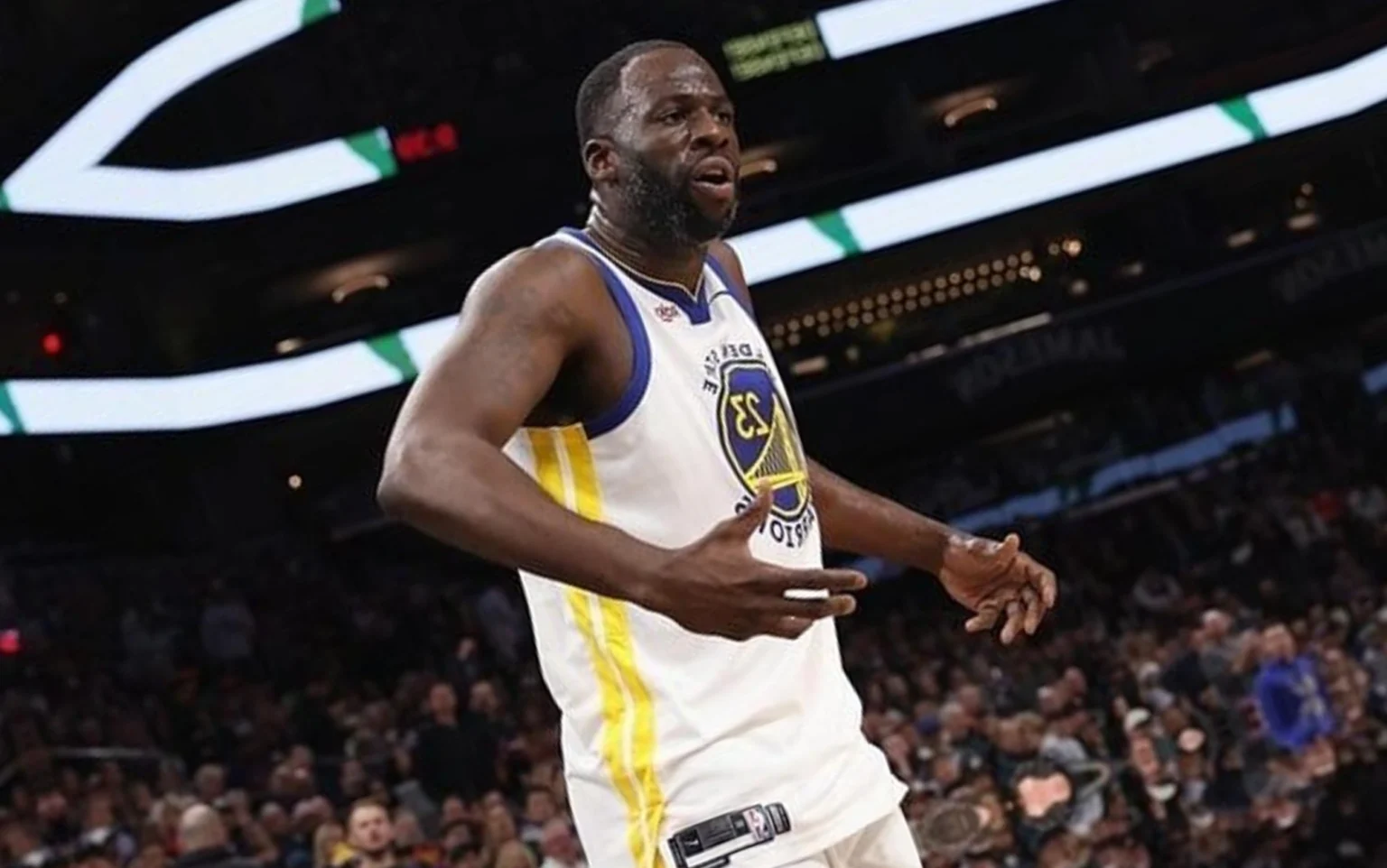 Draymond Green não bota fé em dinastia do Boston Celtics na NBA Draymond Green já venceu a NBA quatro vezes com os Warriors (Foto: Christian Petersen / AFP)