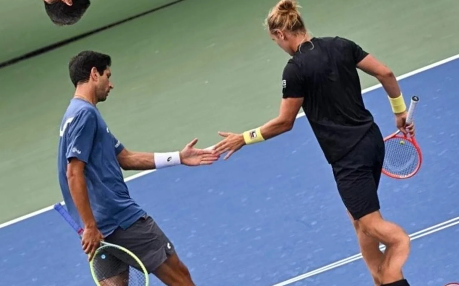 Dupla brasileira perde por detalhe contra favoritos ao título e deixa US Open Dulpa brasileira deixa US Open na segunda fase da competição (Foto: Andrew Ong/USTA)