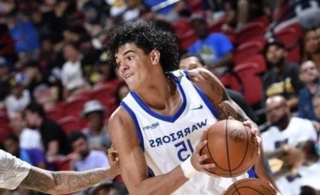 Escassez? Campeão da NBA analisa situação dos brasileiros na liga Gui Santos é o representante do Brasil na NBA (Foto: Logan Riely / AFP)