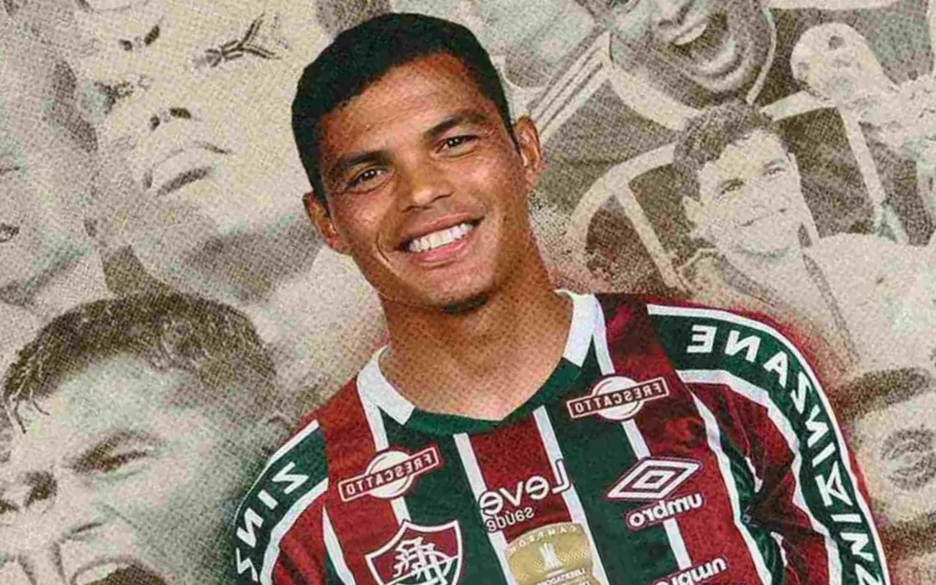 Fluminense anuncia retorno do zagueiro Thiago Silva Thiago Silva desembarca no Rio de Janeiro após o término da temporada europeia (Foto: Reprodução/Fluminense)