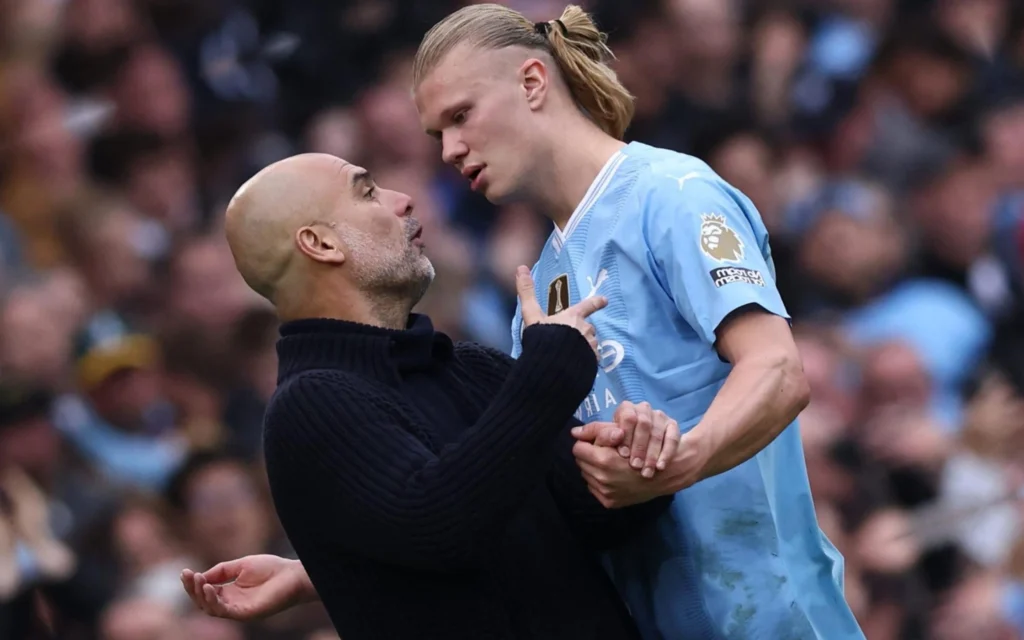 Haaland responde críticas de ex-jogador: ‘Não me importo com ele’ (Foto: Darren Staples / AFP)