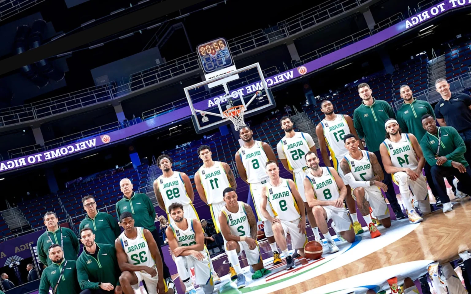 Jogador da Seleção Brasileira é anunciado por equipe da G League e visa retorno à NBA João Marcelo "Mãozinha" fez parte do último ciclo olímpico brasileiro no basquete (Foto: Hendrik Osula/FIBA)