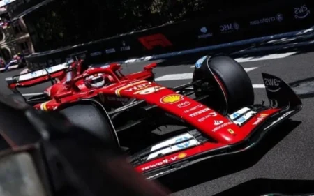 Leclerc espanta maldição e vence GP de Mônaco de F1 pela 1ª vez Charles Leclerc enfim venceu em casa como piloto de Fórmula 1 (Foto: Ferrari)