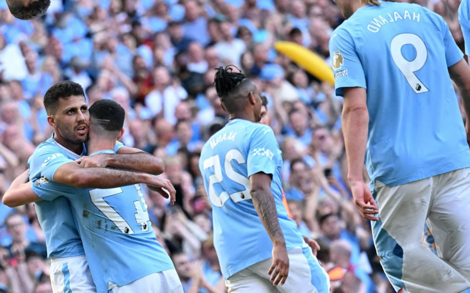 Manchester City encara ‘freguês’ de quase uma década pela Premier League Manchester City é o atual campeão da Premier League. (Foto: Oli Scarff/AFP)