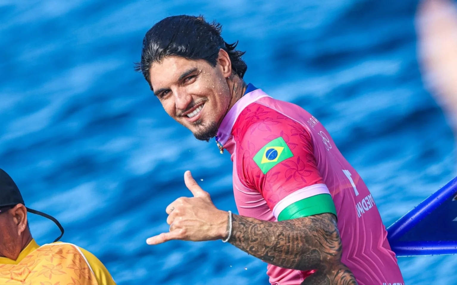 Medina leva web à loucura com onda surfada na WSL; confira repercussão Gabriel Medina em ação nas Olimpíadas de Paris (Foto: William Lucas/COB)