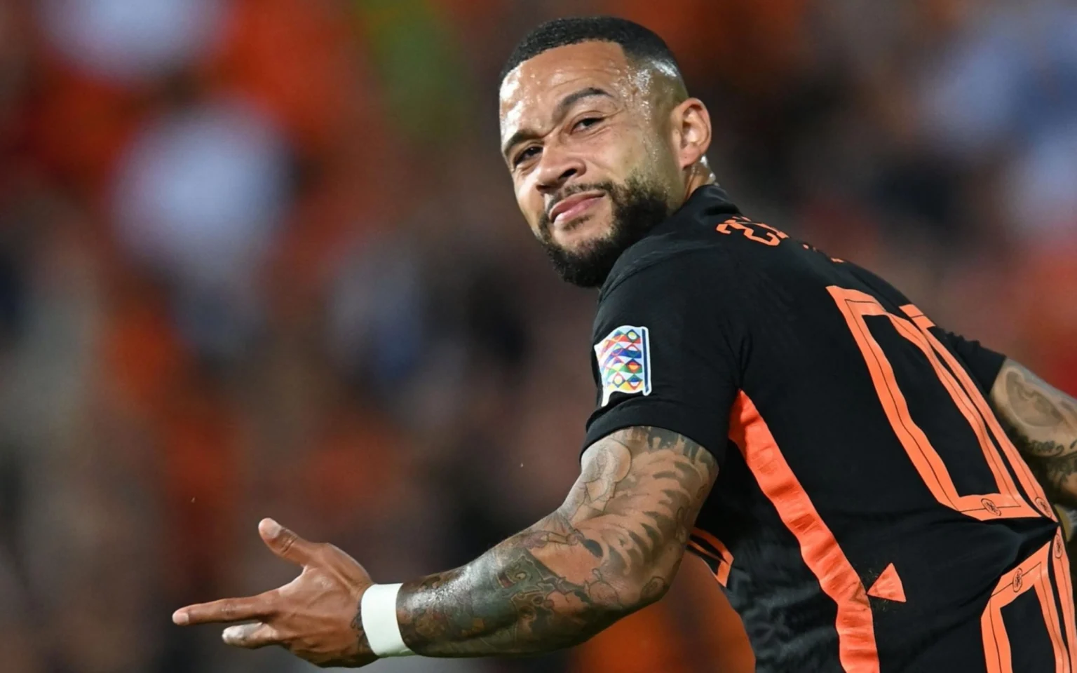 Memphis Depay no Corinthians: confira histórico de lesões Memphis Depay pela Holanda. (Foto: JOHN THYS/AFP)