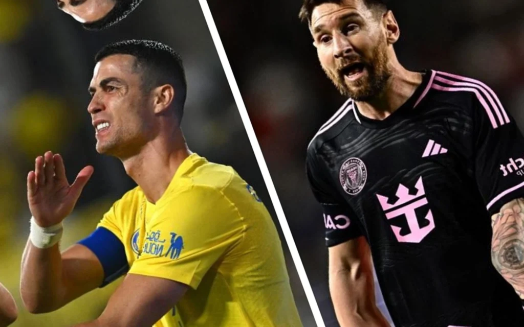 Messi e Cristiano Ronaldo ficam fora da disputa da Bola de Ouro pela primeira vez em mais de 20 anos Messi e Cristiano Ronaldo estão fora da disputa pela Bola de Ouro 2024 (Foto: Patrick T. Fallon/AFP; AFP)