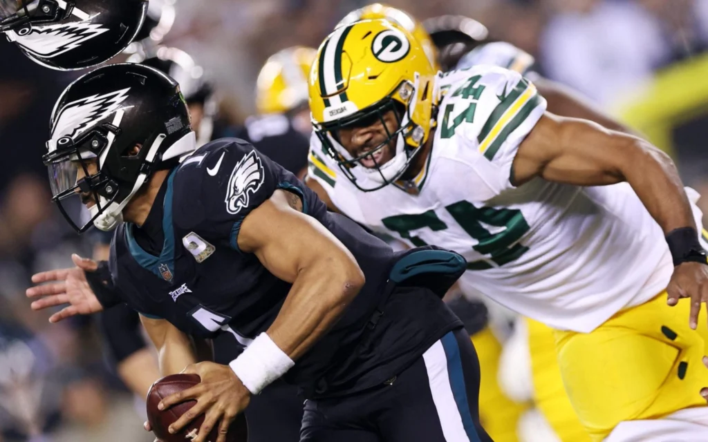 NFL: entenda as regras e como funciona o futebol americano Packers e Eagles se enfrentam no Brasil (Foto: Scott Taetsch/AFP)