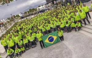 Delegação brasileira chega a Santiago para a participação nos Jogos Paralímpicos de 2023