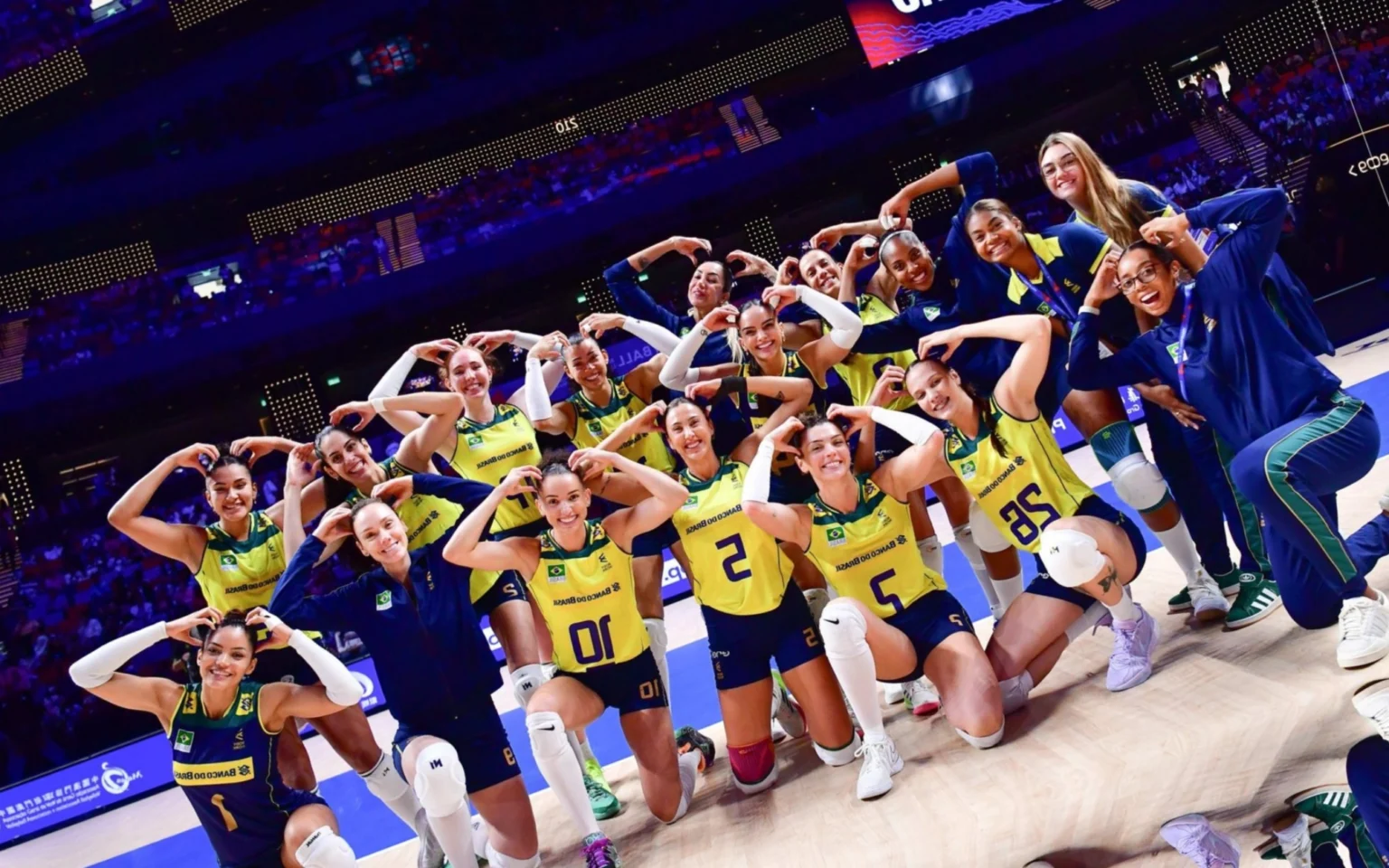 Quando será a estreia da Seleção feminina de vôlei nas Olimpíadas? Brasil está no grupo B (Foto: Divulgação/Volleyball World)