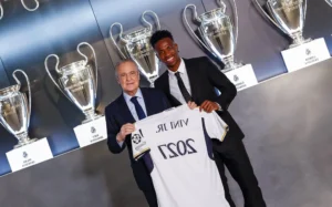 Real Madrid renova contratação de Vini Jr com cláusula astronômica