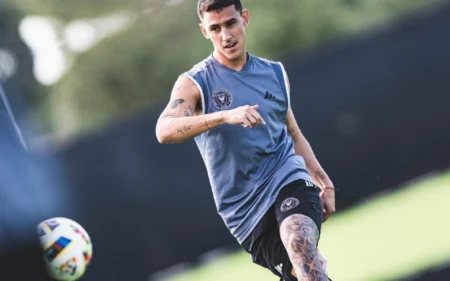 Saiba como Rojas foi anunciado pelo Inter Miami mesmo estando vinculado ao Corinthians (Foto: Divulgação "X" Inter Miami)