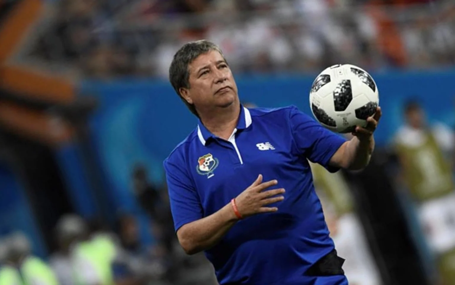 Técnico do Panamá se irrita em coletiva: ‘Somos a pior equipe?’ Hernán Darío Gómez não garantiu permanência no comando do Panamá (Foto: Filippo Monteforte / AFP)