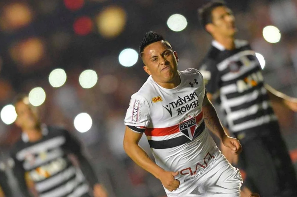 Técnico exalta Cueva e fica motivado para fazer o São Paulo jogar bonito Cueva tem sete gols e cinco assistências em 22 partidas pelo Tricolor (Foto: Mauro Horita/AGIF/Lancepress!)