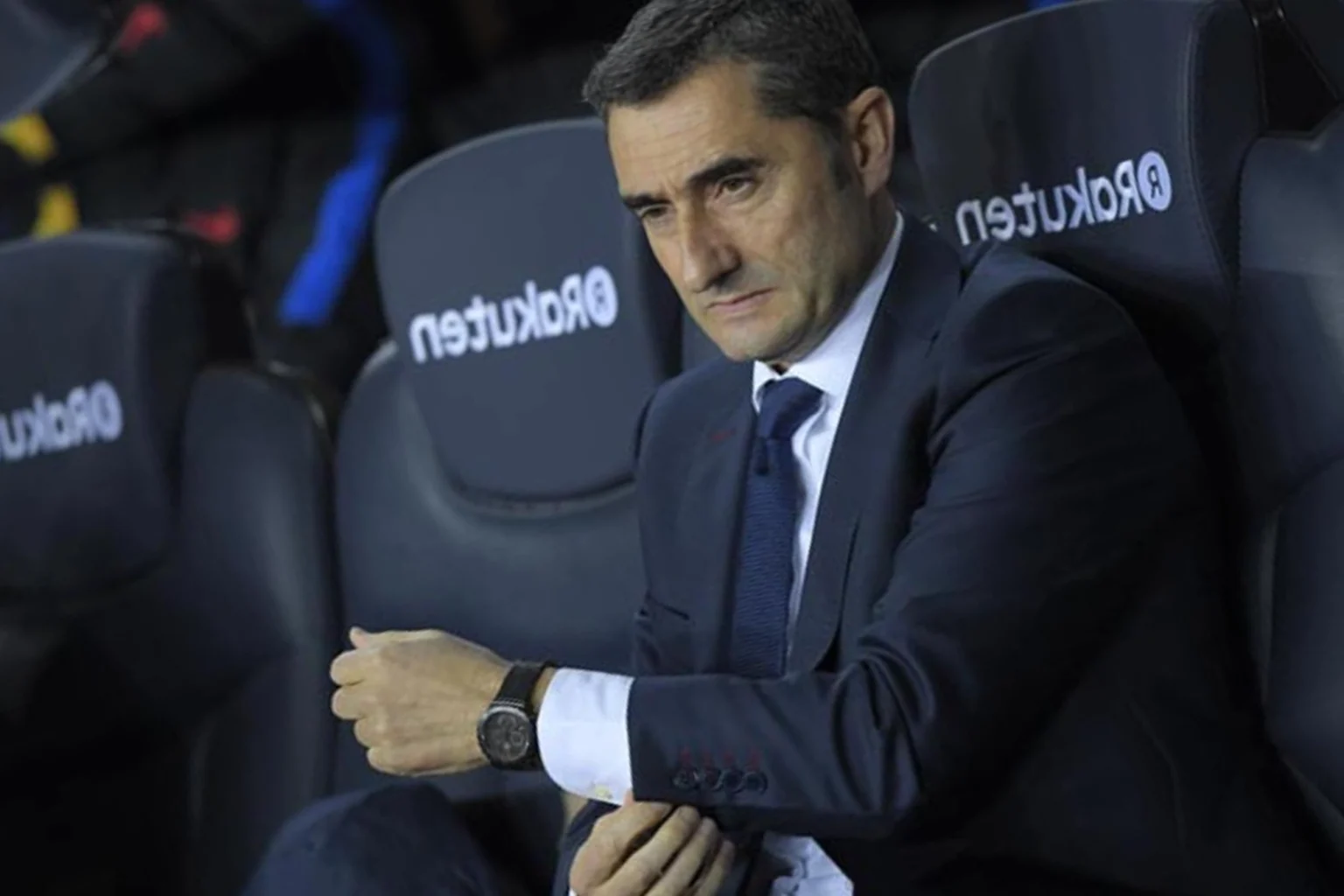 Valverde detona calendário europeu às vésperas de duelo contra o Atlético Valverde não espera facilidade contra o Las Palmas nesta quinta-feira (Foto: Lluis Gené / AFP)