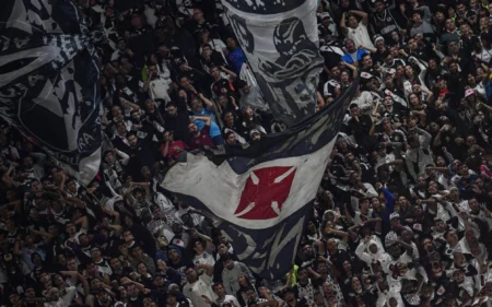 Vasco tem boa arrancada no returno do Brasileirão e sonha com Libertadores Torcida do Vasco sonha com Libertadores (Foto: Thiago Ribeiro/AGIF)