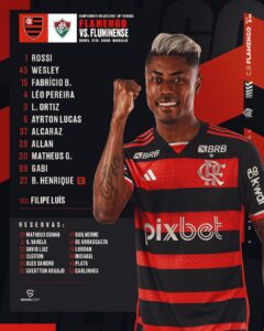 Flamengo Sem Gerson Escalação Para Jogo Contra Fluminense Pelo Brasileirão